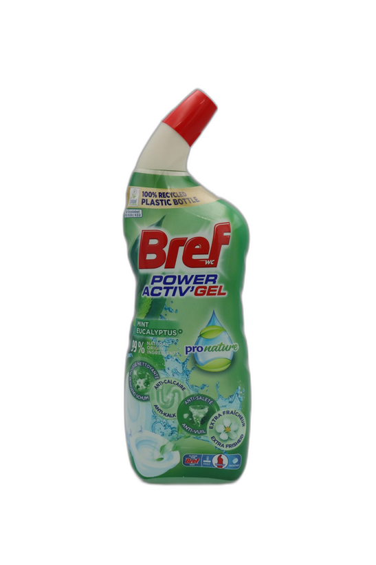 ژل توالت برف (Bref) مدل Power Active با رایحه نعناع ۷۰۰ میل