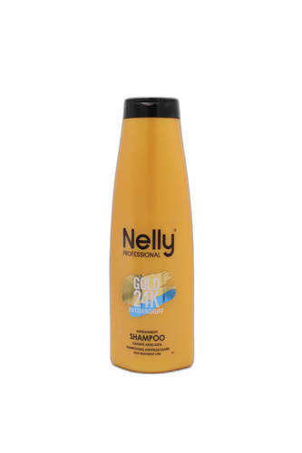 شامپو ضد شوره نلی پروفشنال مدل Gold 24K Anti Dandruff حجم400میل