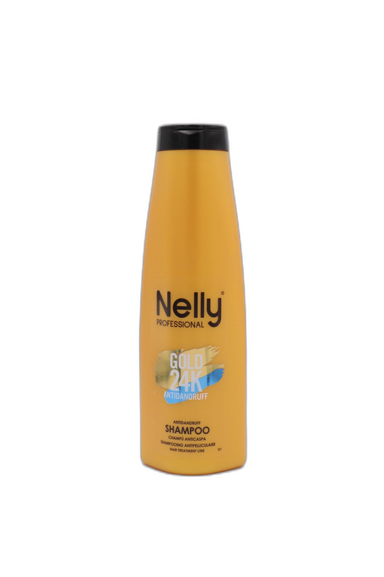 شامپو ضد شوره نلی پروفشنال مدل Gold 24K Anti Dandruff حجم400میل