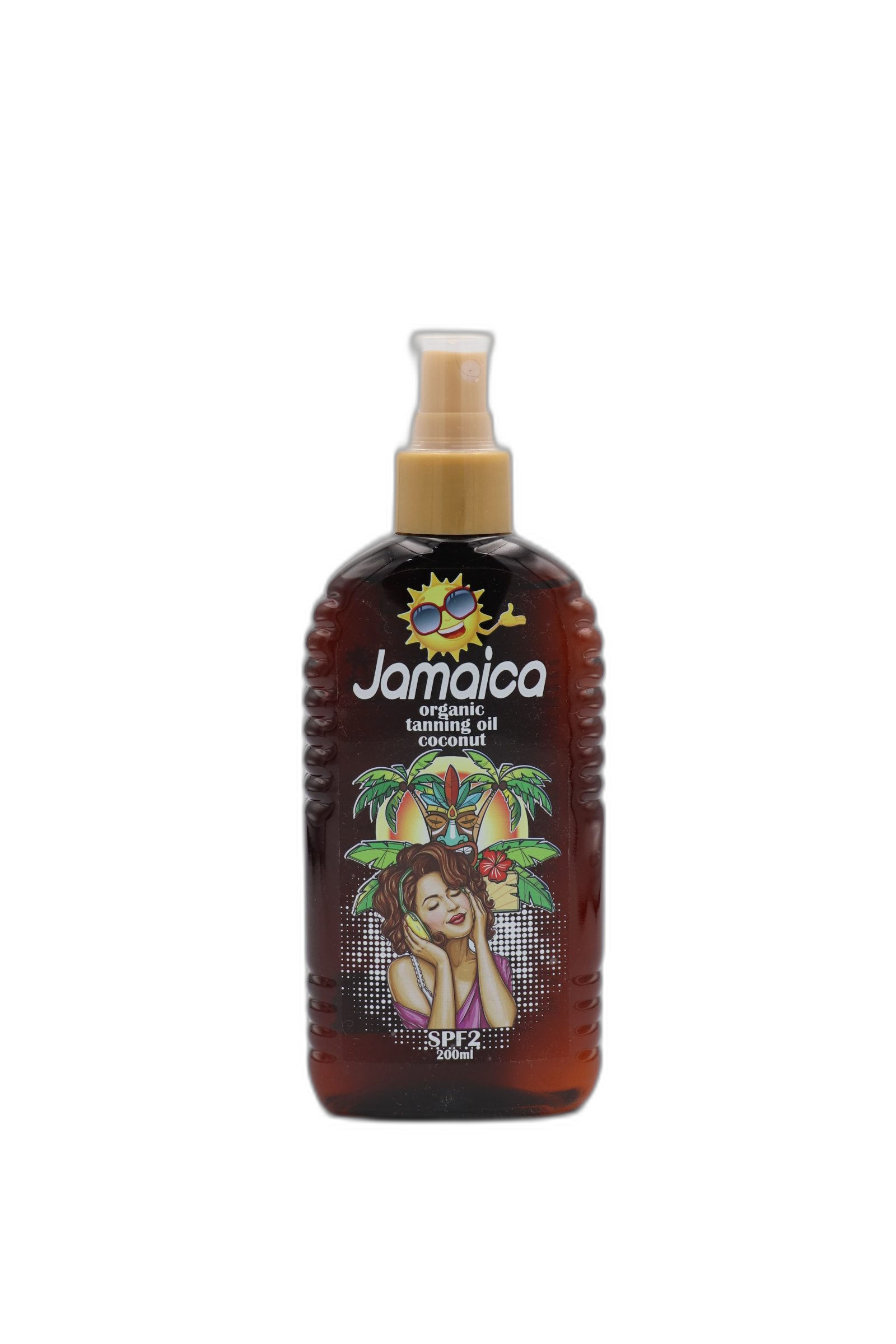 روغن برنزه جامائیکا Tanning Oil نارگیلی حجم 200 میل | برنزه‌کننده طبیعی با رایحه دلنشین نارگیل