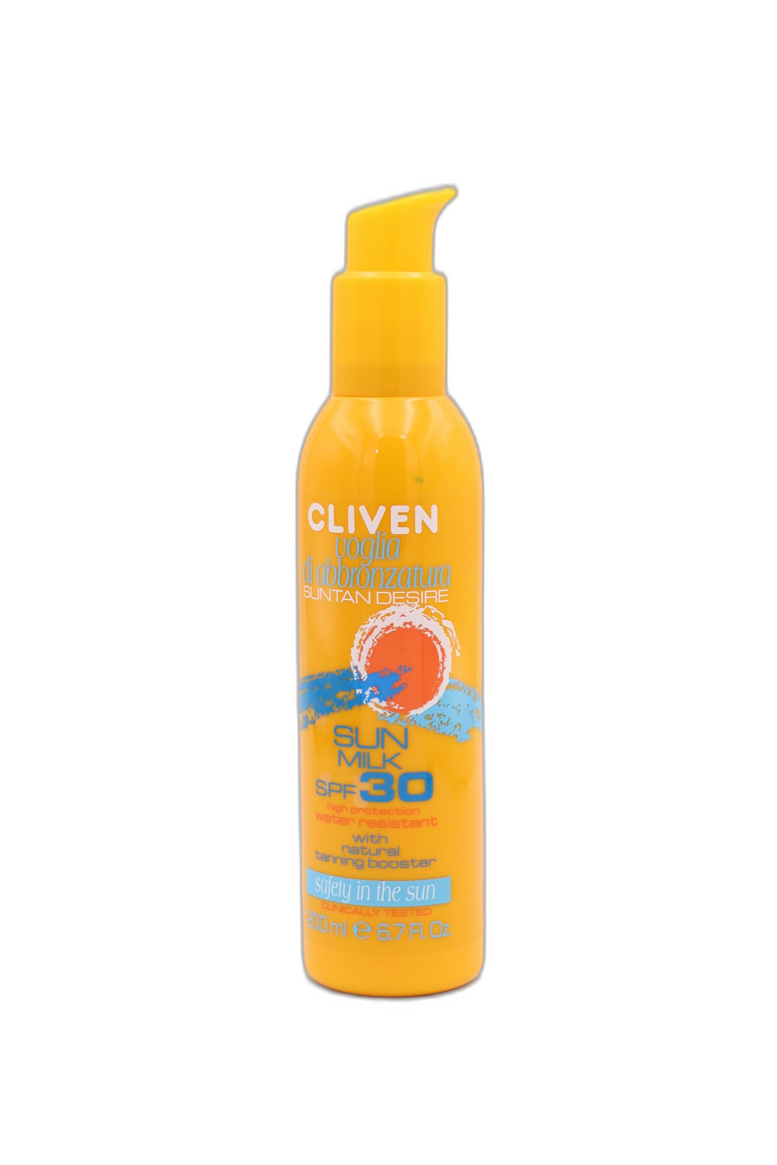لوسیون شیر ضد آفتاب کلیون Sun Milk SPF50 حجم 200 میل | محافظت کامل و آبرسانی طولانی‌مدت پوست