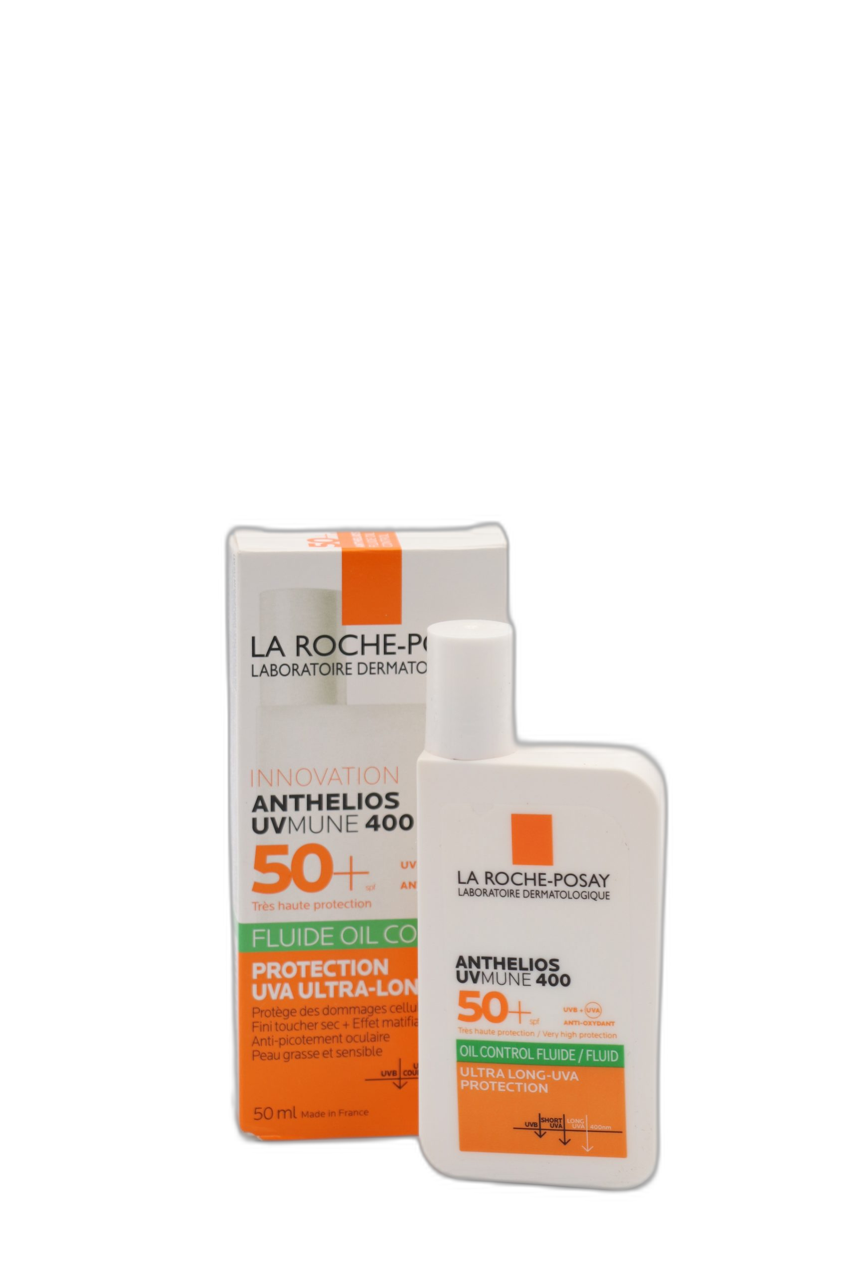 فلویید ضد آفتاب لاروش پوزای پوست چرب SPF50 حجم 50 میل | کنترل چربی و محافظت پیشرفته از پوست