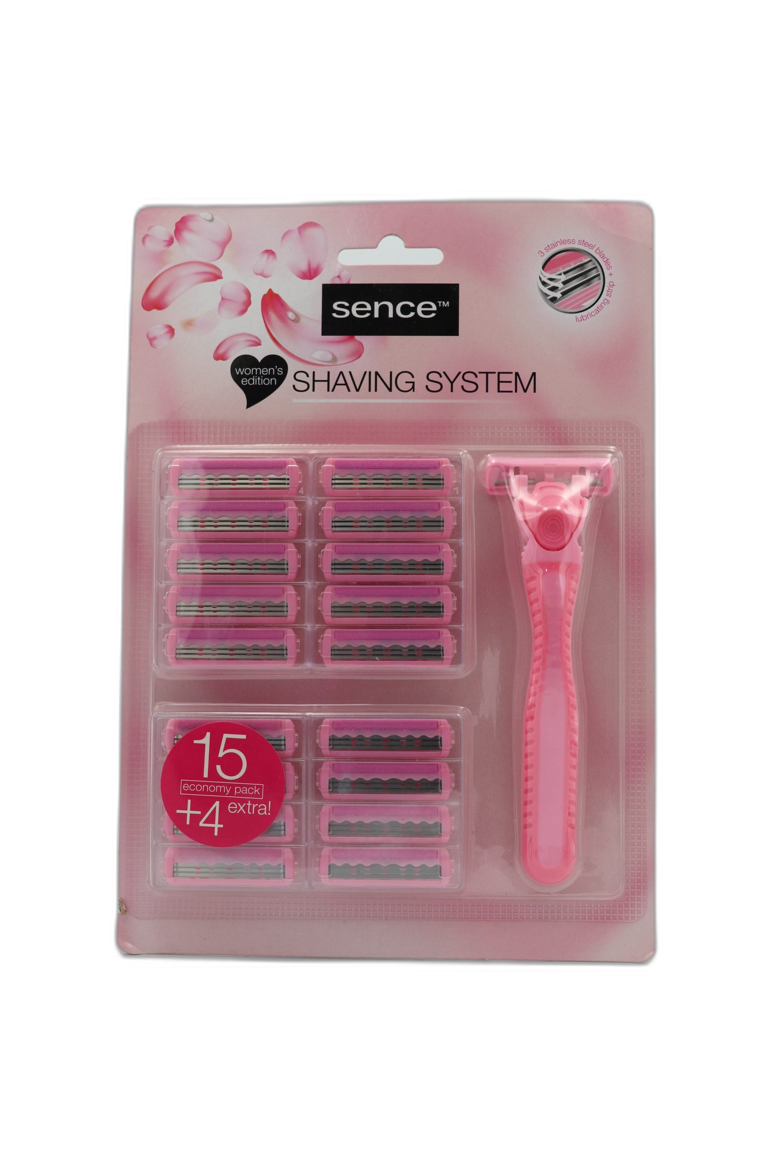 خودتراش ژیلت سنس (Gillette Sence) سه لبه به همراه 19 تیغه یدک