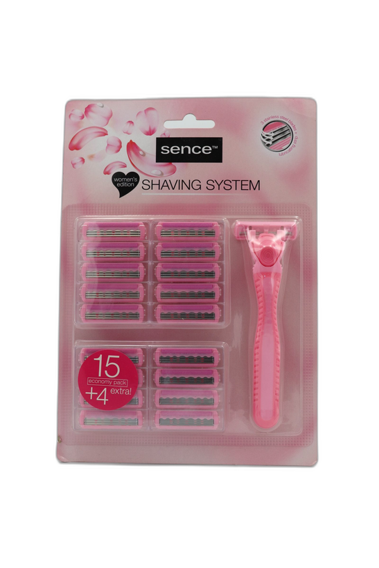خودتراش ژیلت سنس (Gillette Sence) سه لبه به همراه 19 تیغه یدک