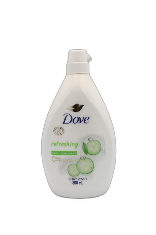 شامپو بدن داو اروپایی ۸۰۰ میل خیار (Dove Cucumber Body Wash)