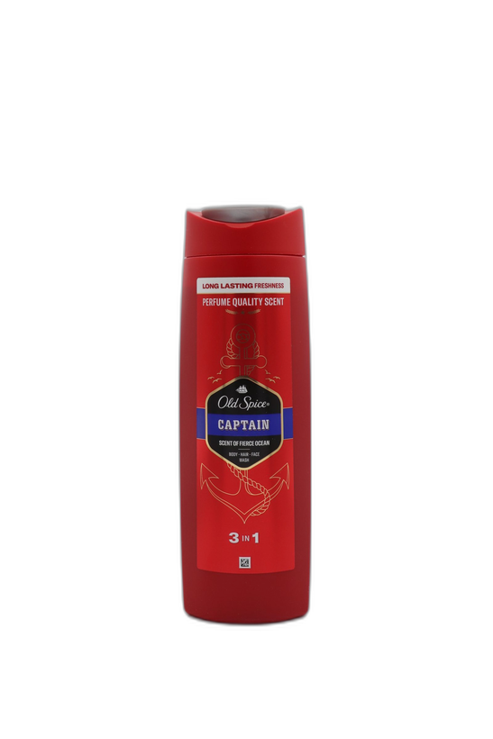 شامپو بدن اولد اسپایس ۴۰۰ میل Captain (Old Spice Body Wash Captain)