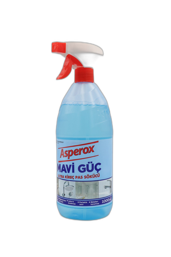 اسپری جرمگیر و رسوبزدا 1لیتر Asperox Mavi Güç
