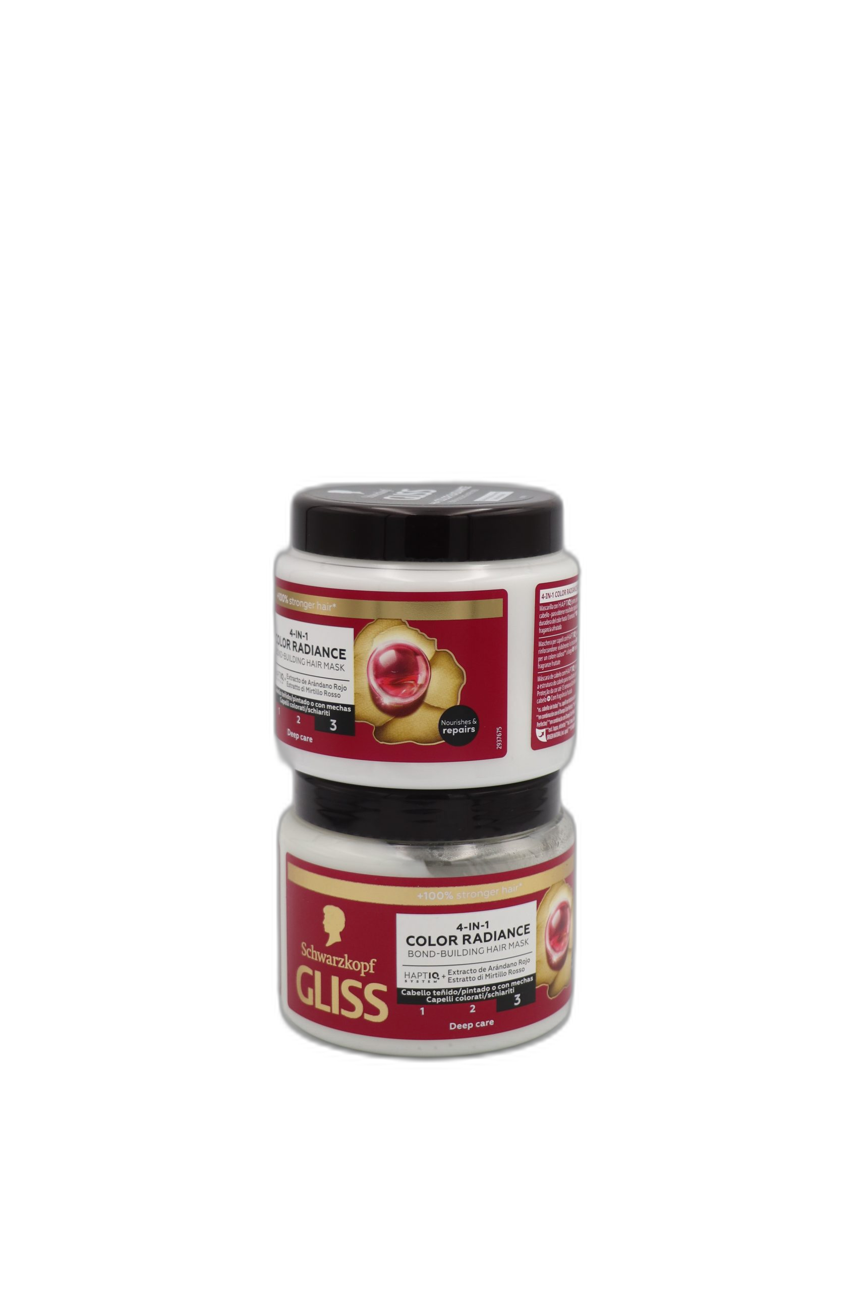 ماسک مو گلیس Gliss Color Radiance 4-in-1 – تثبیت و درخشش رنگ موهای رنگ شده و هایلایت