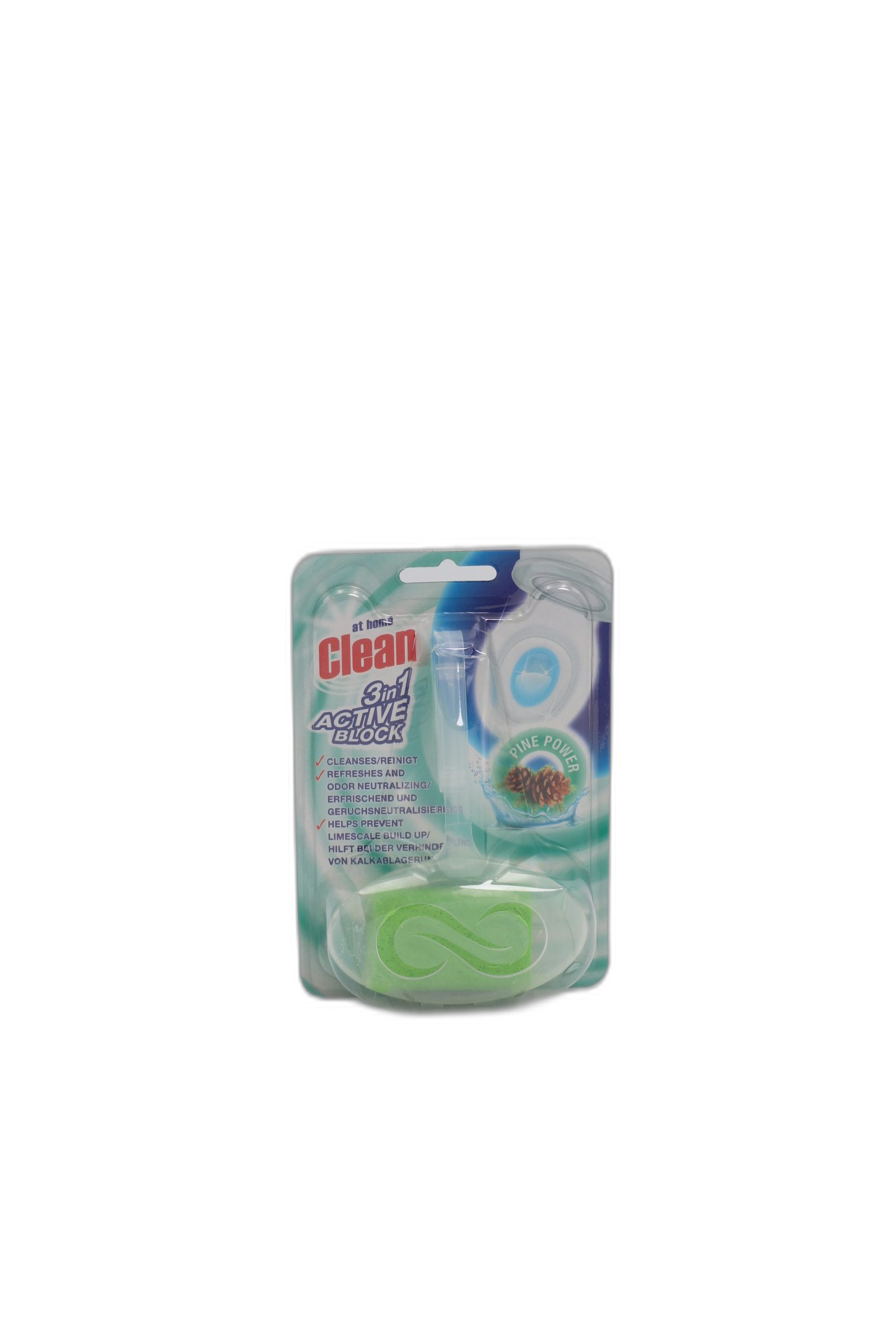 خوشبوکننده و جرم‌گیر توالت فرنگی کلین Clean 3in1 Active Block