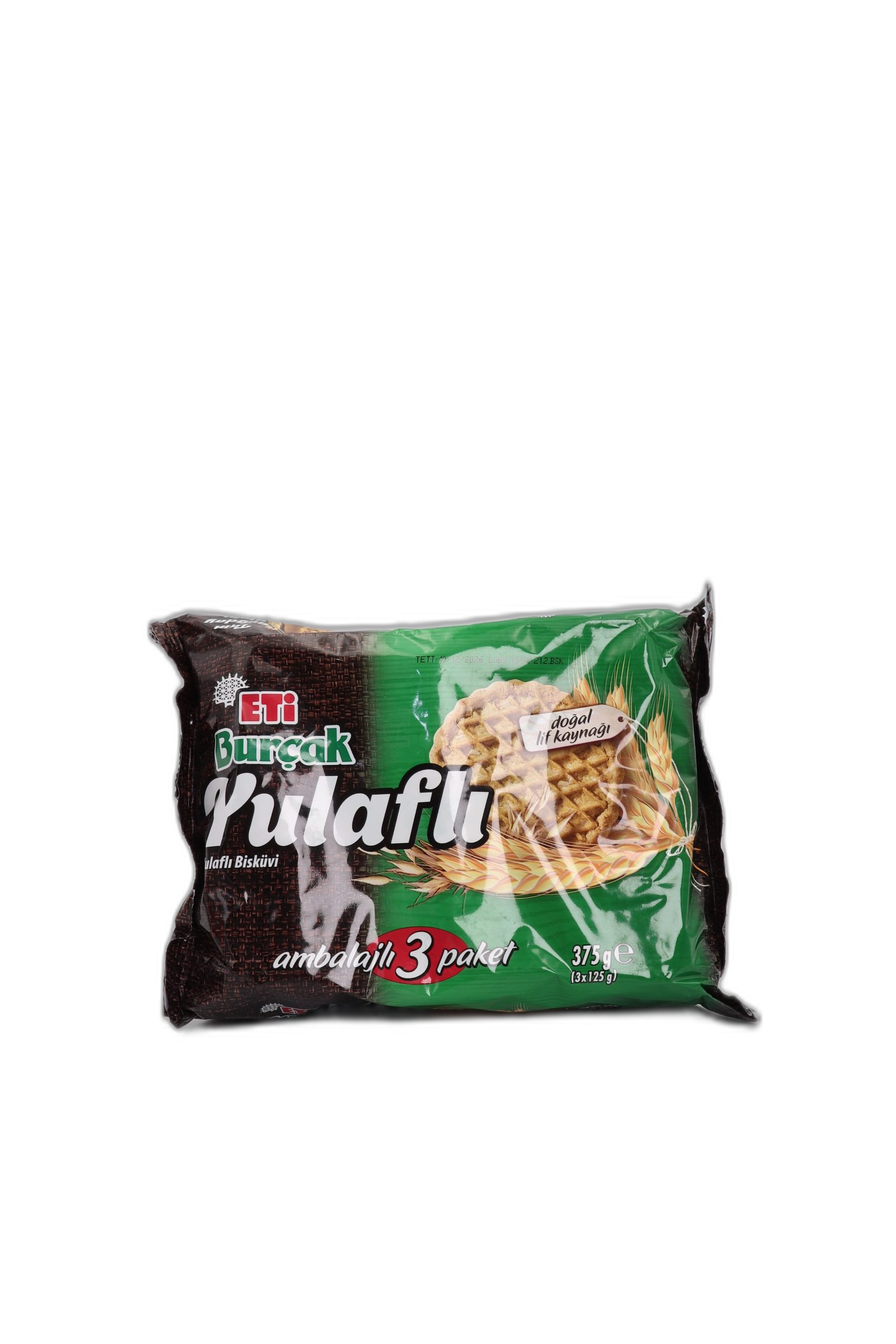 بیسکویت جو سبوس‌دار سه عددی ETi Burçak Yulaflı