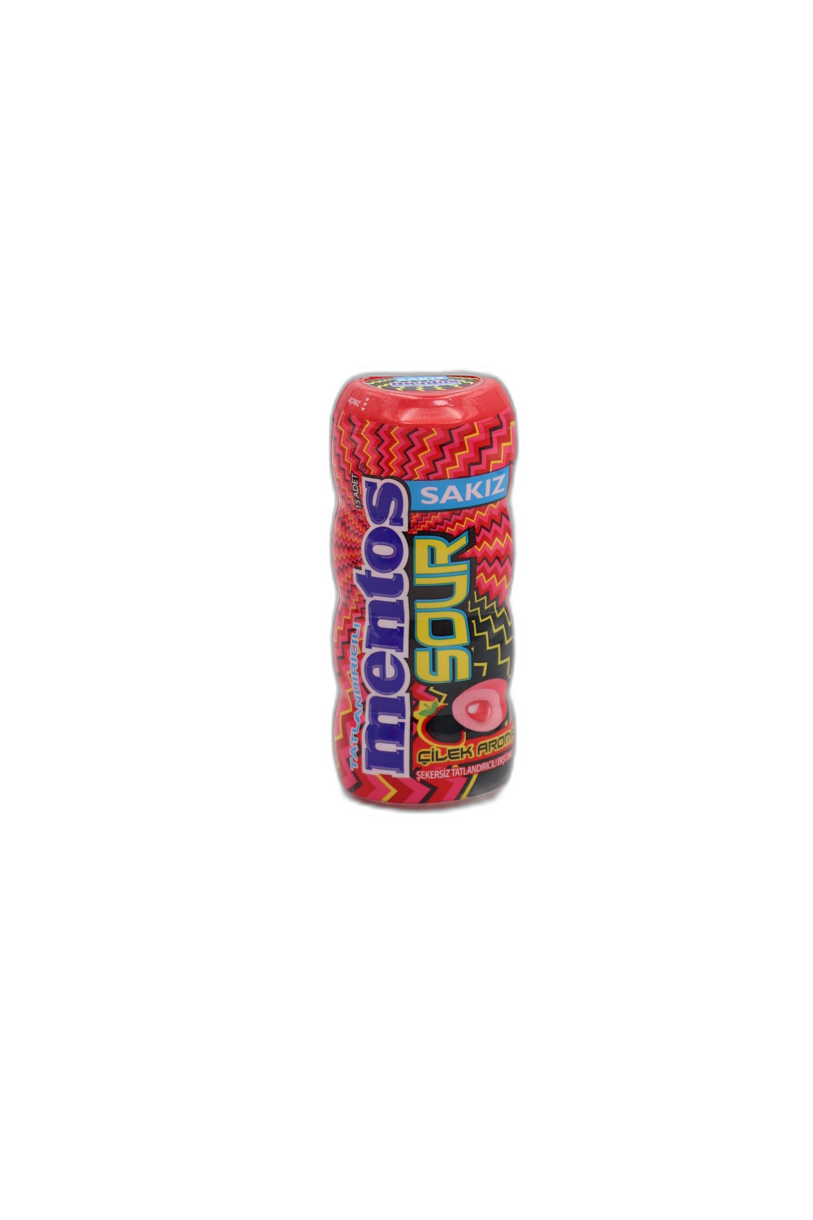 آدامس Mentos Sour با طعم توت‌فرنگی