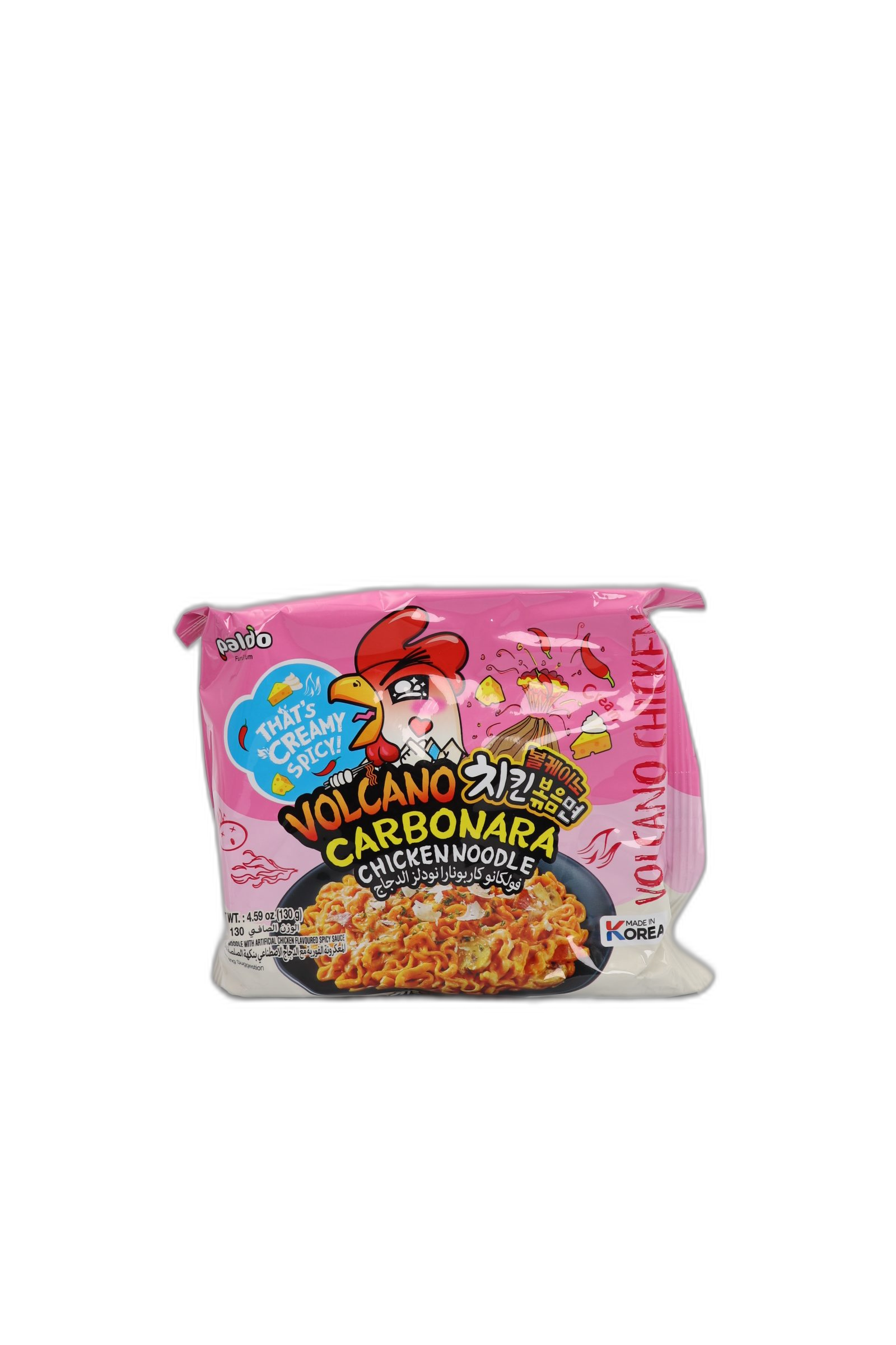 رامن کره‌ای مرغ تند Volcano Chicken Noodle
