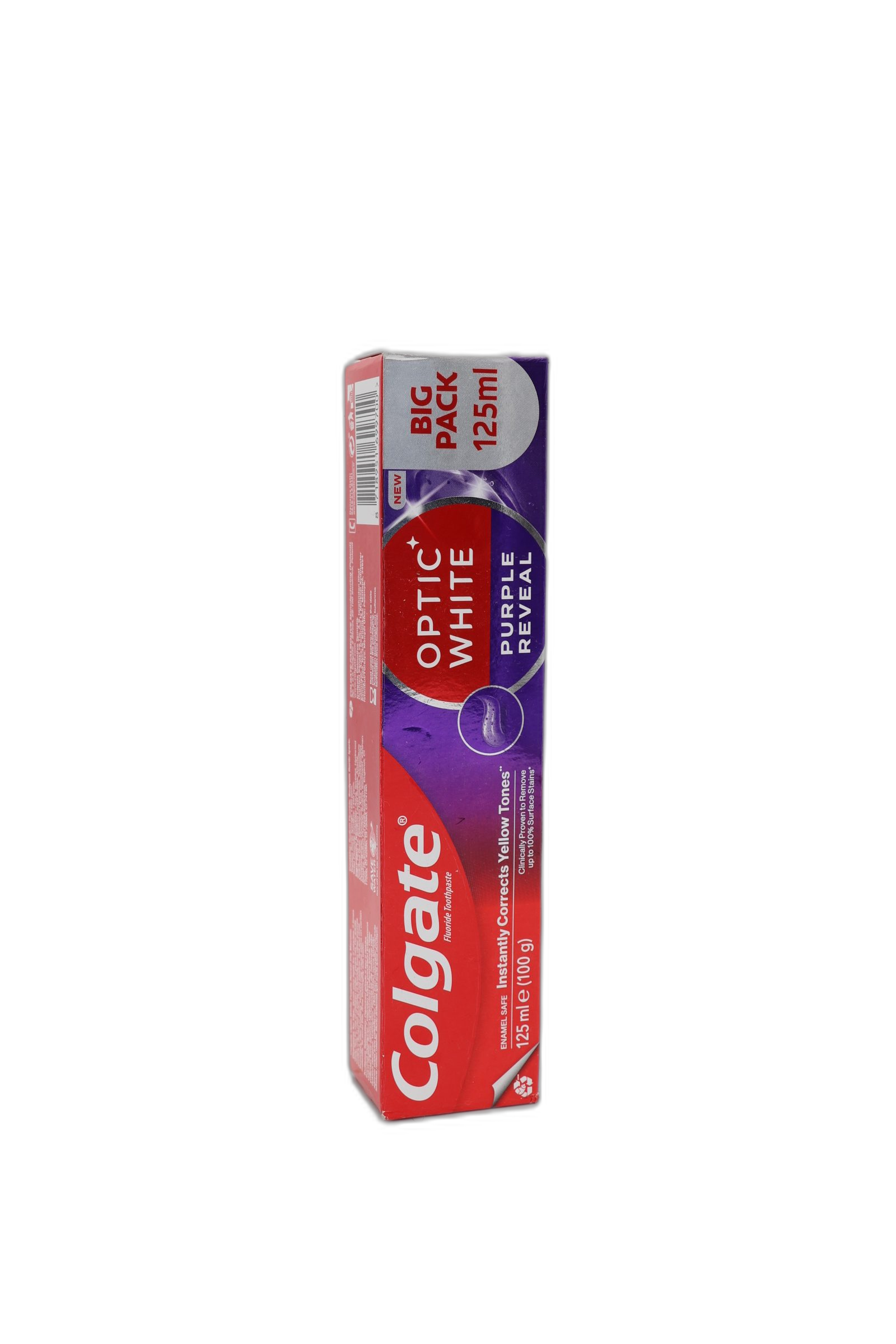 خمیر دندان کلگیت Colgate Optic White Purple Reveal – سفیدکننده و محافظت کامل دندان‌ها