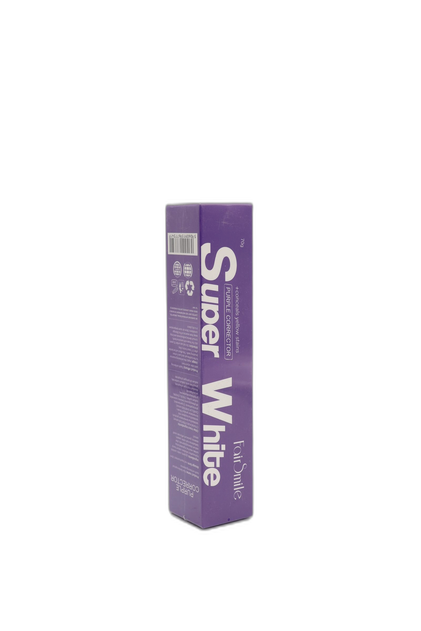 خمیر دندان Super White Fair Smile – سفیدکننده و اصلاح‌کننده رنگ دندان‌ها