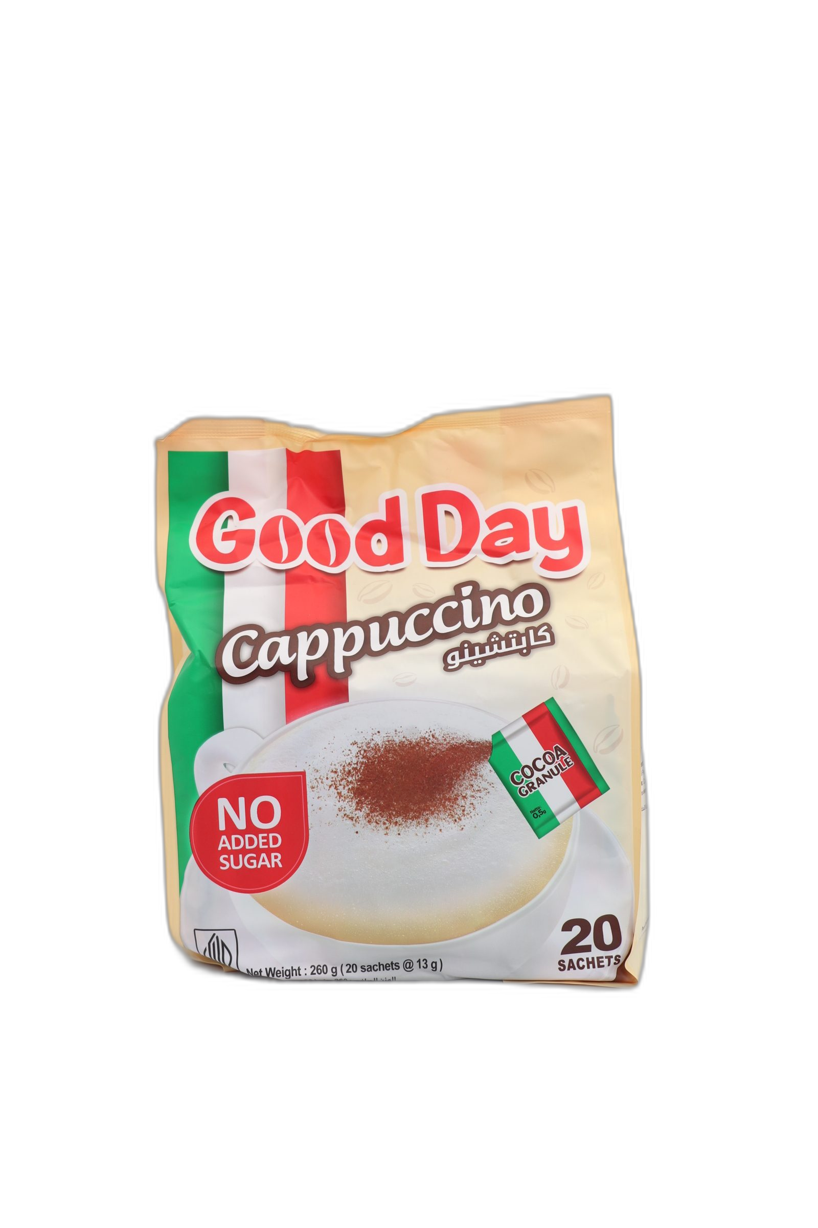 کاپوچینو گوددی Good Day – بدون شکر اضافه ۲۰ عددی