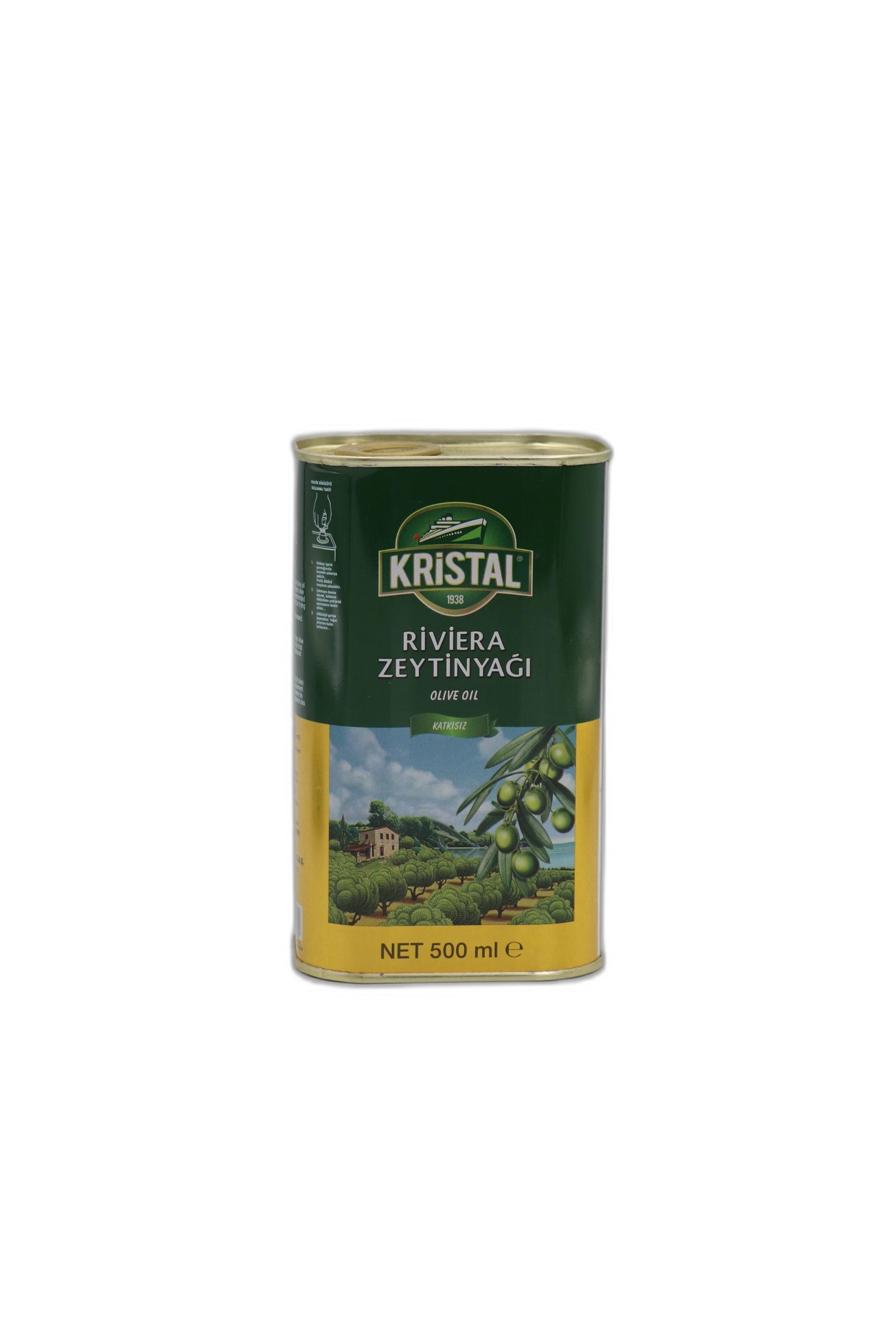 روغن زیتون کریستال ترک KRİSTAL Riviera 500