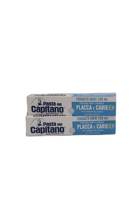 خمیر دندان کاپیتانو Placca & Carie حجم ۱۰۰ میل
