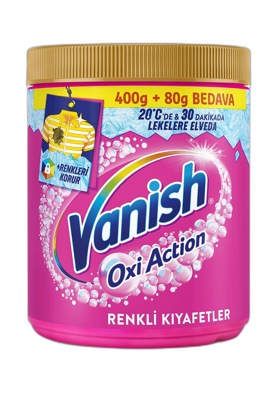 پودر لکه بر لباس ونیش مدل Oxi Action حجم 480 گرم