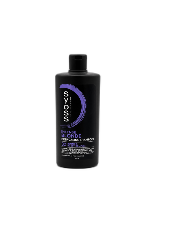 شامپو سایوس اینتنس بلوند (Syoss Intense Blonde Deep Caring Shampoo) با کمپلکس ۳٪ Blonde Boost