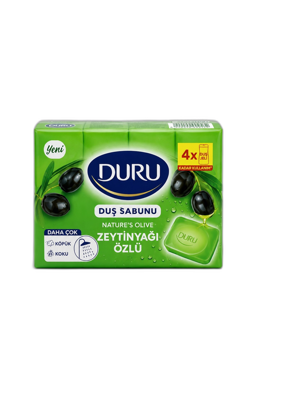 صابون حمام دورو مدل Nature’s Olive با عصاره زیتون بسته 4 عددی