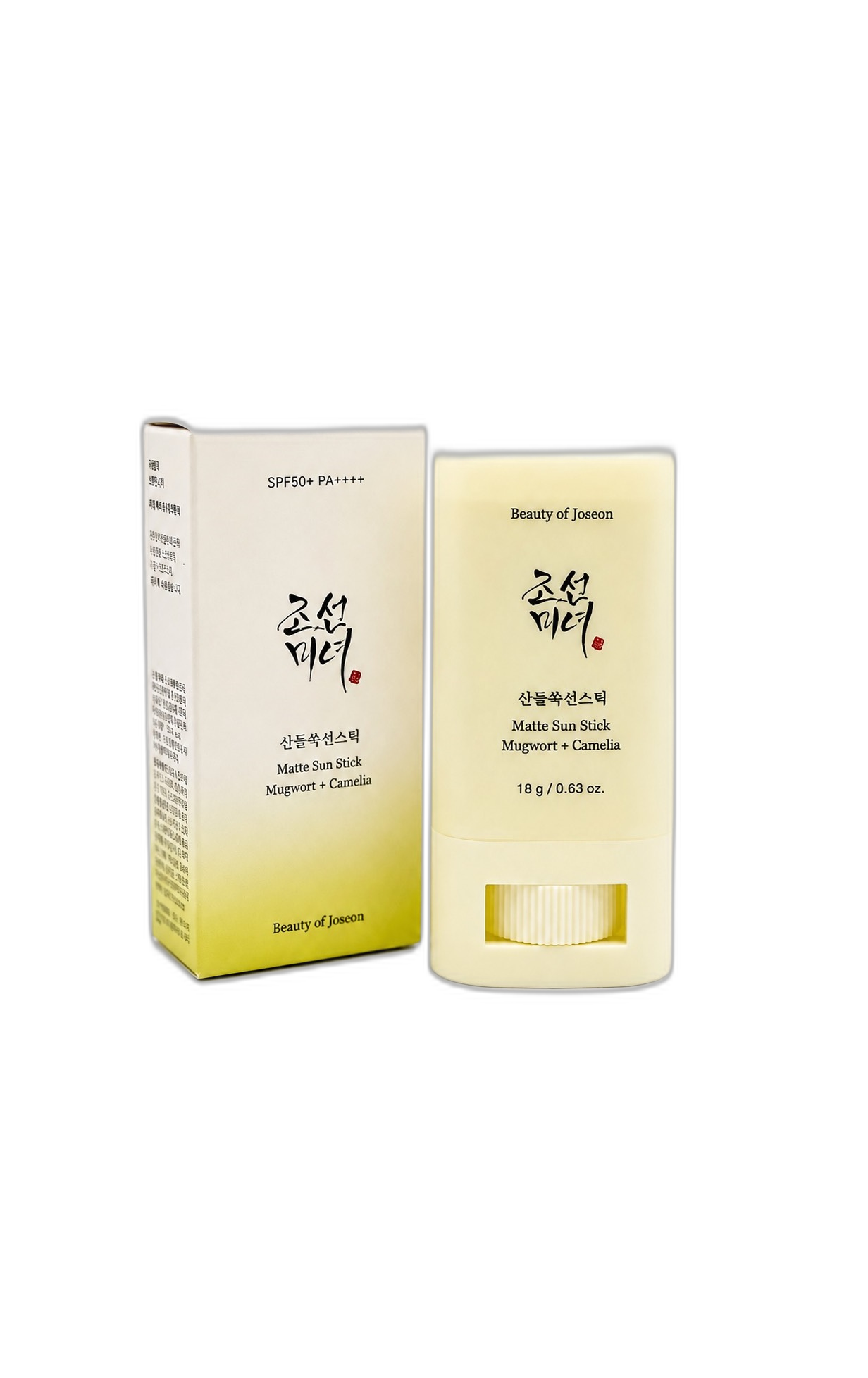 ضد آفتاب استیکی بیوتی آف جوسان Beauty of Joseon Matte Sun Stick Mugwort + Camelia SPF50+ PA++++ حجم 18 گرم