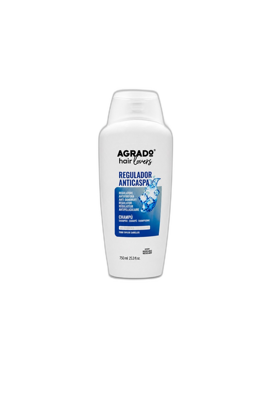 شامپو آگرادو Agrado Hair Lovers Regulado Anticaspa ضد شوره حجم 750 میلیلیتر