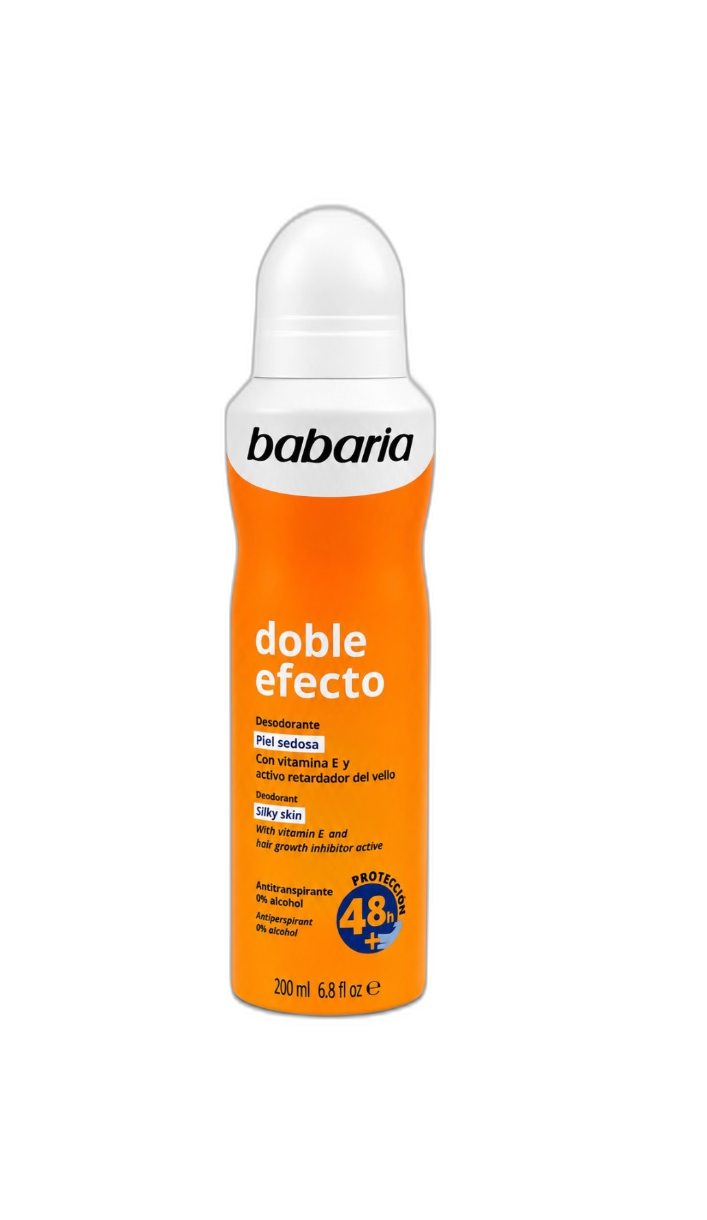 اسپری ضدتعریق باباریا Doble Efecto مدل Silky Skin حجم ۲۰۰ میلی‌لیتر