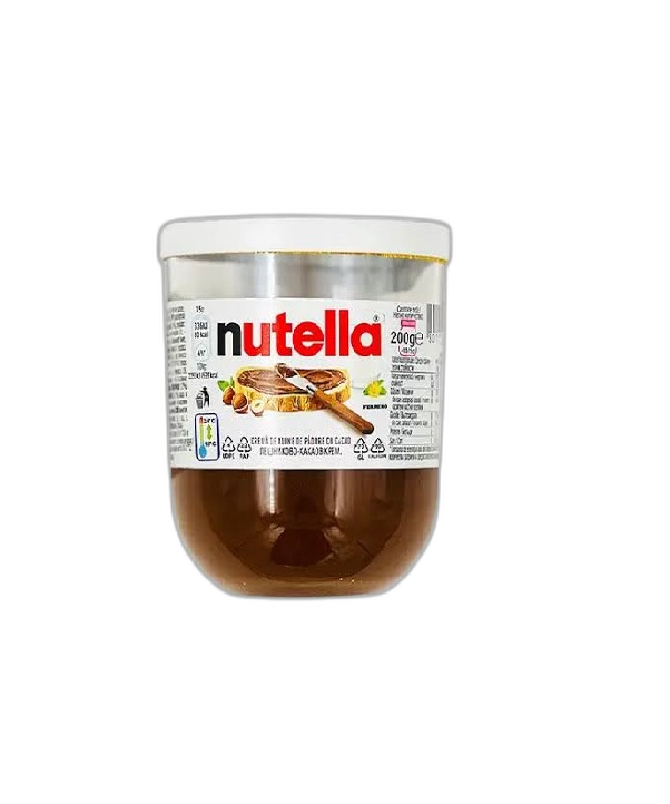 نوتلا ۲۰۰ گرمی ایتالیایی | کرم فندقی شکلاتی Nutella اصل