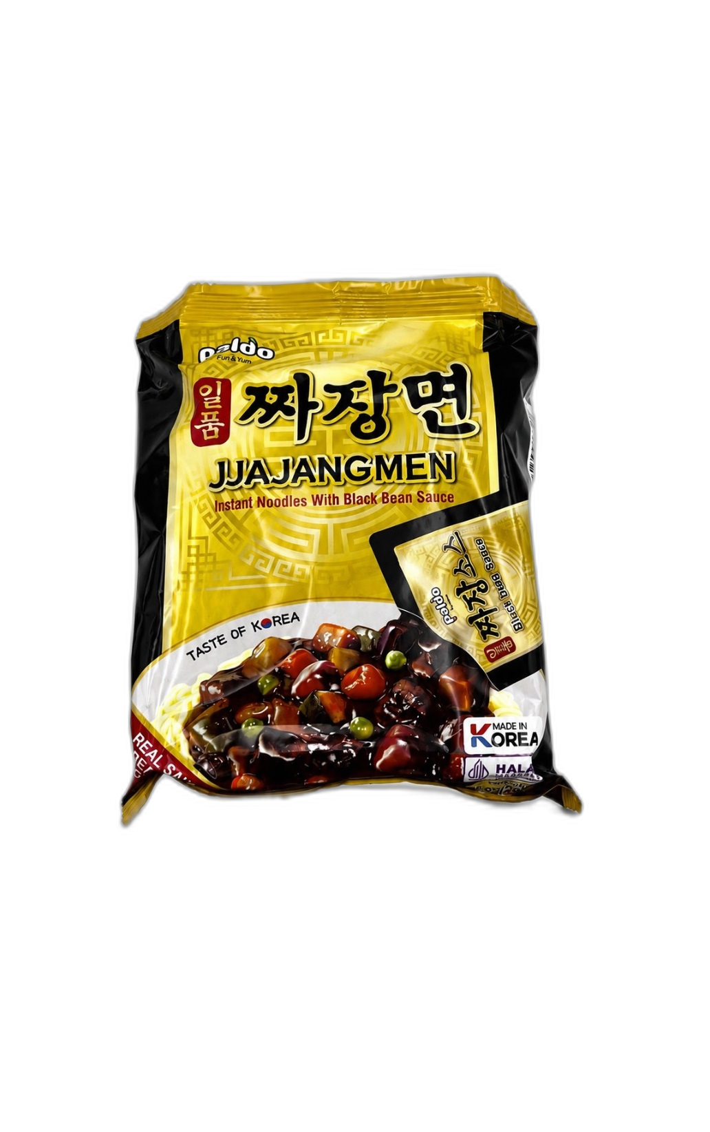 نودل کره‌ای پالدو Jjajangmen با سس لوبیا سیاه