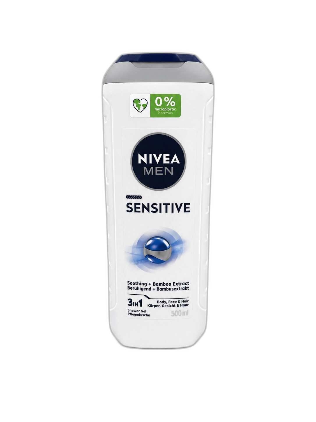 شامپو بدن، صورت و موی نیوآ من مدل Sensitive حجم ۵۰۰ میلی‌لیتر