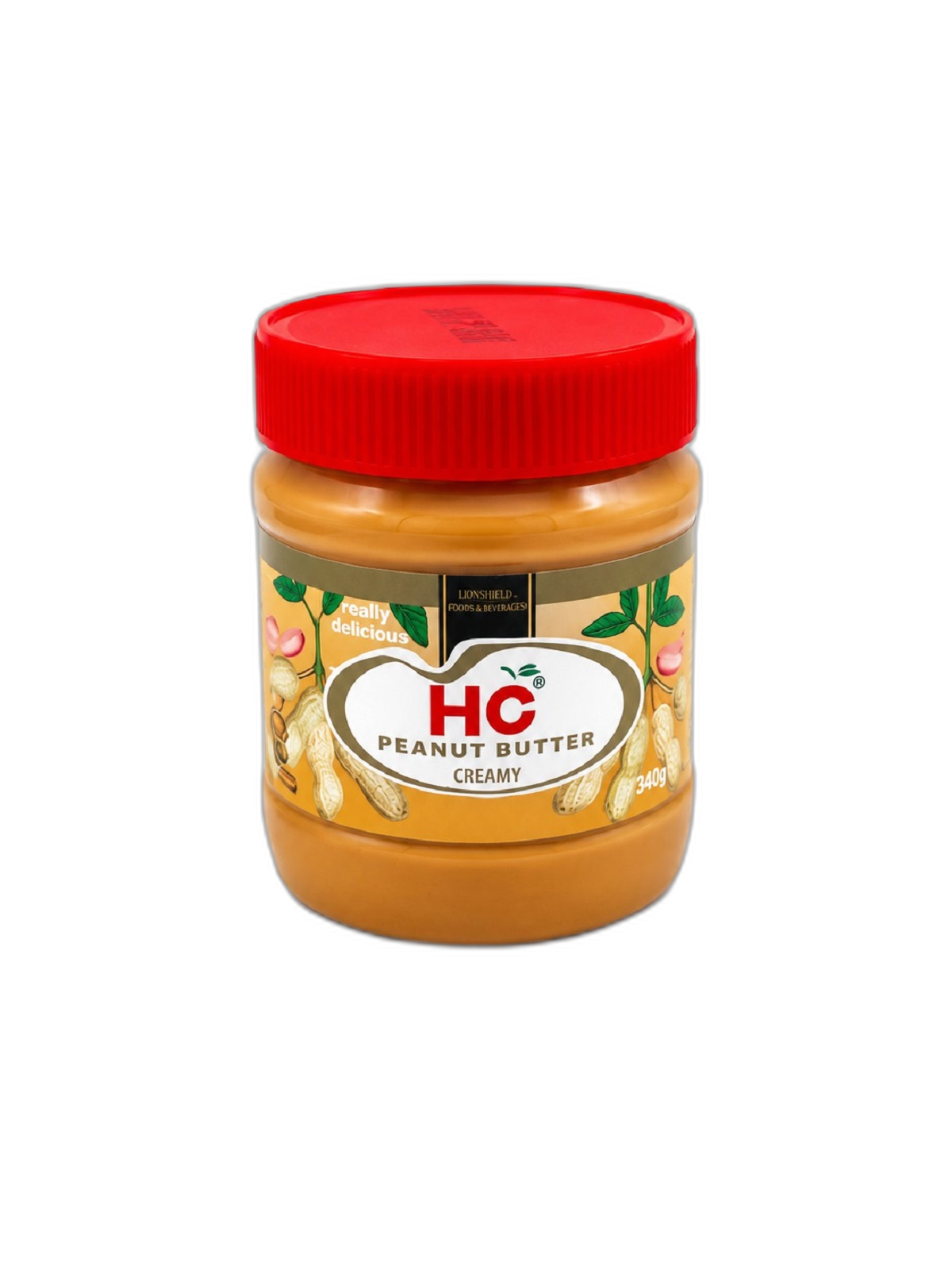 کره بادام زمینی HC مدل Creamy وزن 340 گرم