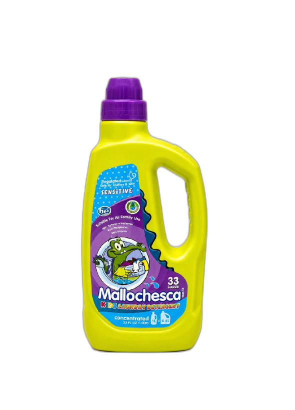 مایع لباسشویی کودک Mallochesca Sensitive حجم 1 لیتر | مناسب لباس کودکان و پوست حساس