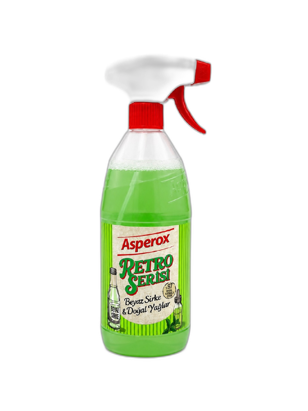 اسپری پاککننده چندمنظوره اسپروکس Asperox Retro Serisi با سرکه سفید و روغنهای طبیعی