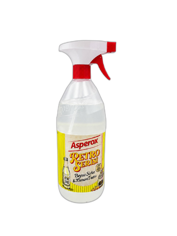 اسپری پاککننده چندمنظوره اسپروکس Asperox Retro Serisi با سرکه سفید و اسیدسیتریک