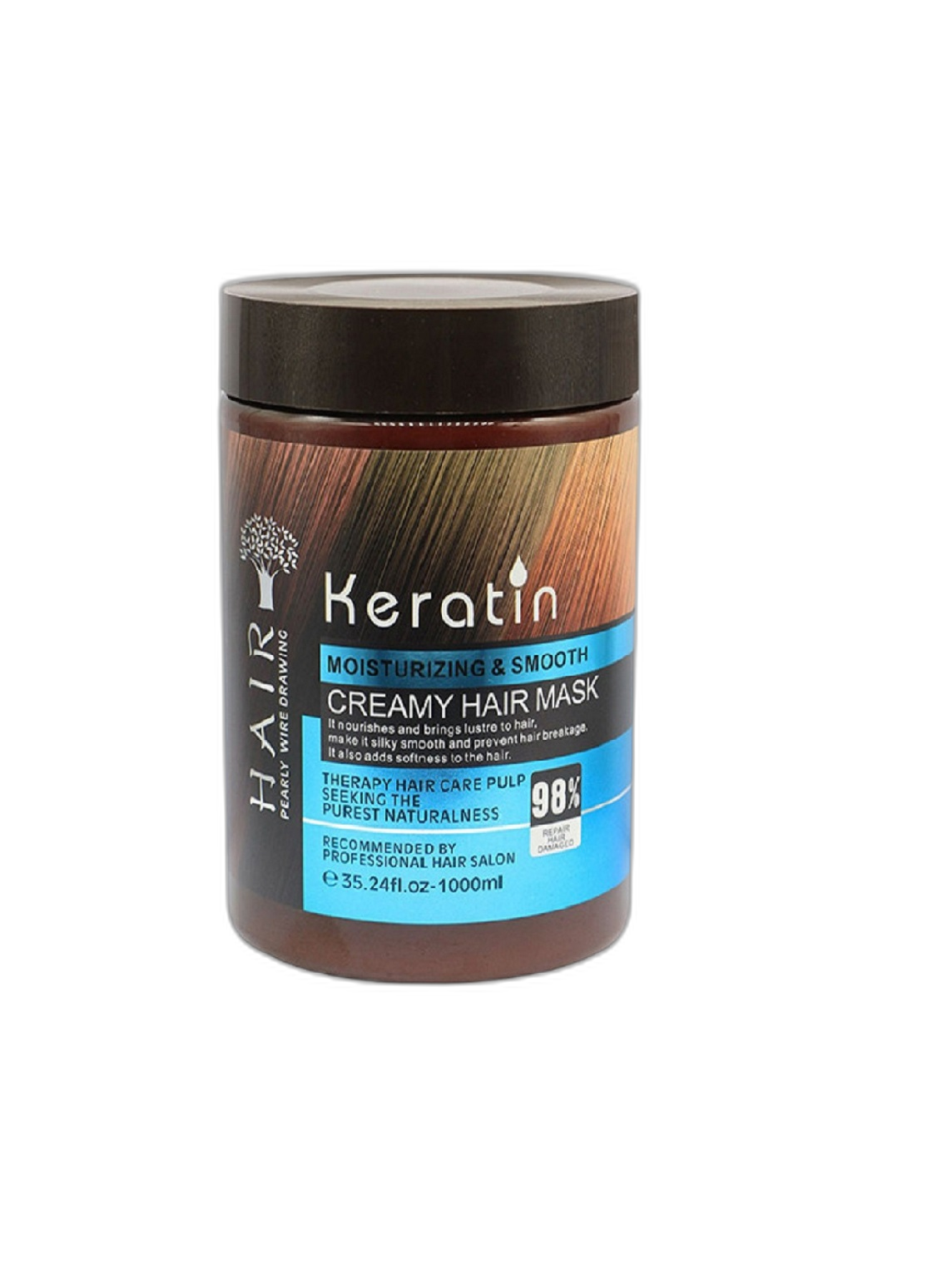 ماسک مو کراتین Keratin Moisturizing & Smooth حجم ۱۰۰۰ میلی‌لیتر