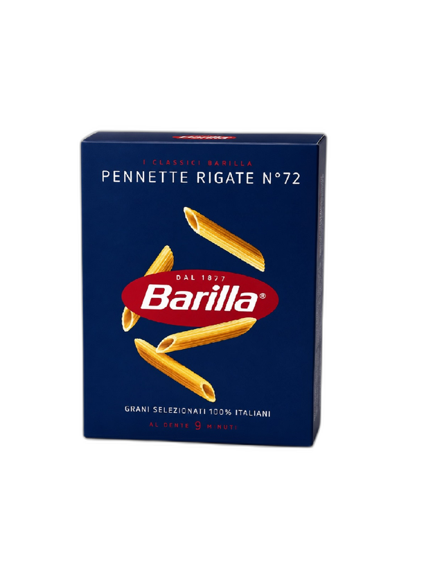 پاستا پنه ریگاته باریلا Barilla Pennette Rigate N°72 | پاستای ایتالیایی با بافت شیاردار