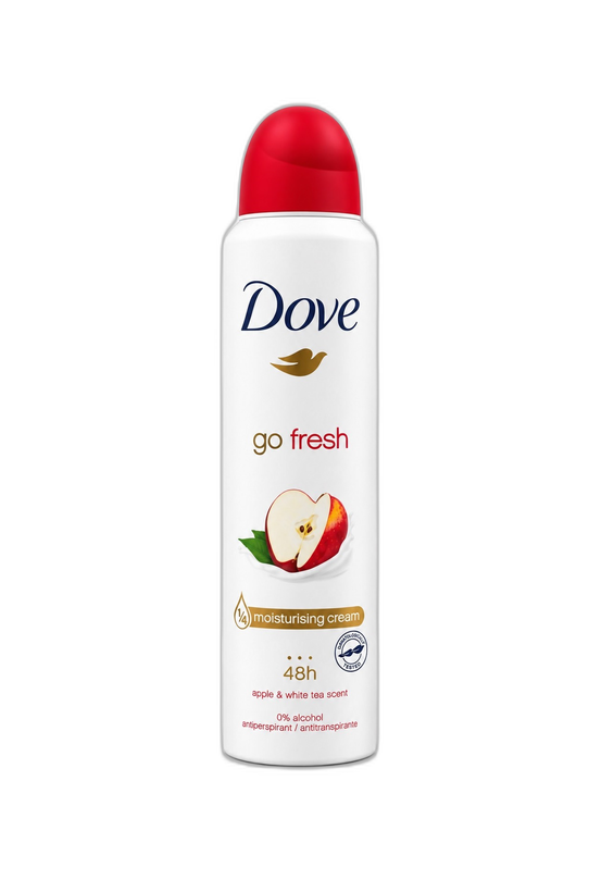 اسپری ضدتعریق داو Go Fresh رایحه سیب و چای سفید 250 میل