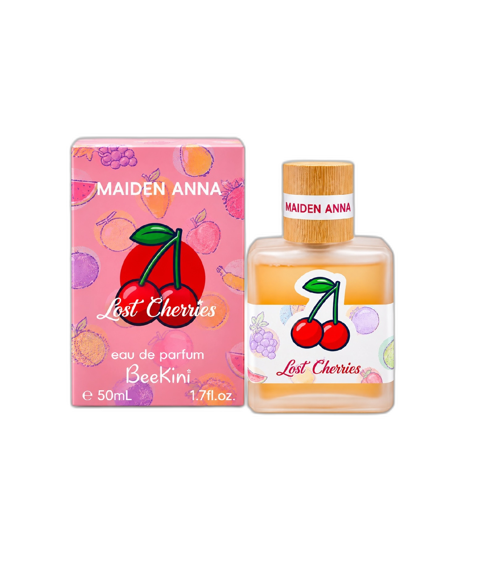 عطر بیکینی Maiden Anna Lost Cherries گیلاس حجم 50 میلی‌لیتر
