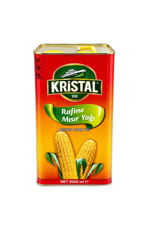 روغن ذرت کریستال Kristal Refined Corn Oil حجم 5 لیتر