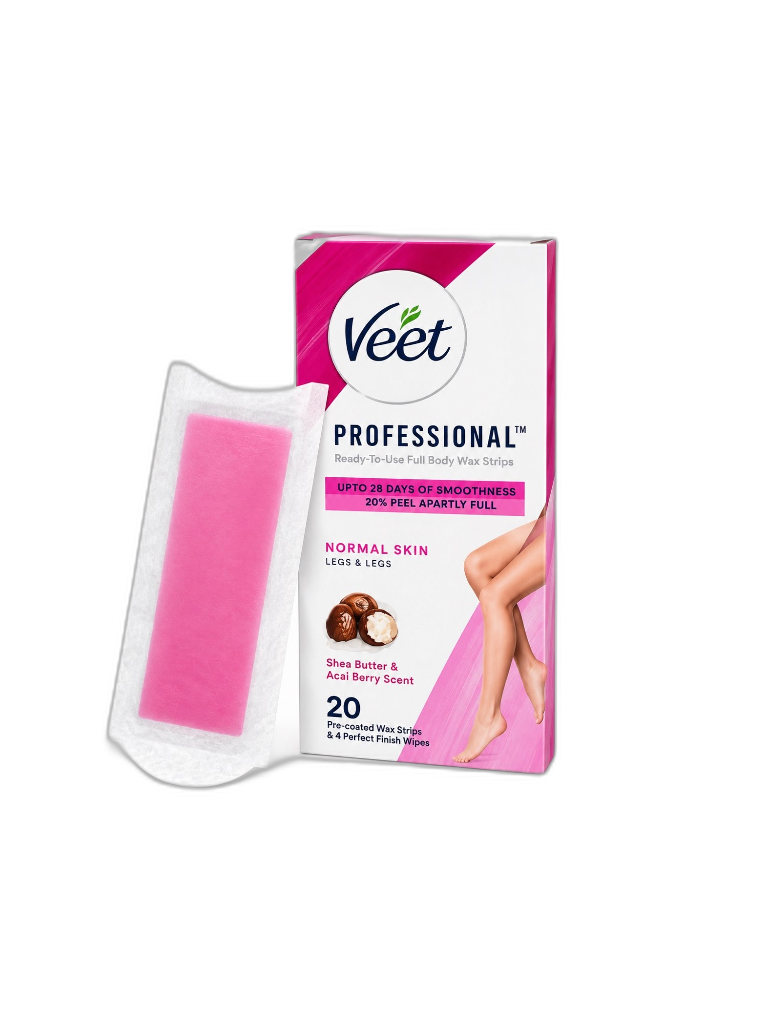 معرفی نوار موبر ویت شی باتر Veet Professional مخصوص پوست نرمال – بسته 20 عددی