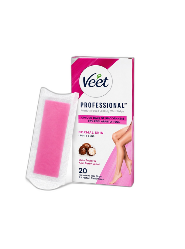 معرفی نوار موبر ویت شی باتر Veet Professional مخصوص پوست نرمال – بسته 20 عددی